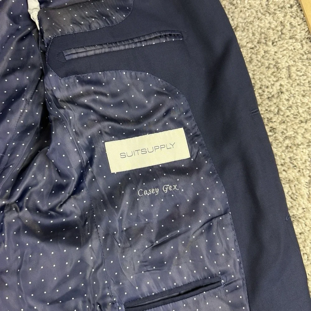 Suitsupply La Spalla Blazer Sport Coat Mens 34S Vitale Barberis Canonico Wool